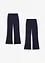 Pantaloni svasati  con spacchi in misto cotone biologico, bonprix