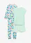 Pigiama + pigiama estivo con cotone biologico morbido (set 4 pezzi), bonprix