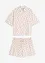 Pigiama estivo oversize in filato fiammato, bonprix
