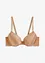 Reggiseno con coppe preformate ed effetto lucido, bonprix