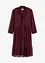 Abito in jersey e mesh con fiocco, bonprix