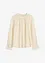 Maglia in pizzo con volant, bonprix