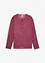 Maglia serafino a maniche lunghe in look lavato in puro cotone biologico, bonprix