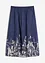 Gonna midi in popeline di cotone, bonprix