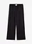 Pantaloni con elastico in vita in misto viscosa operato, bonprix