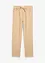 Pantaloni con elastico in vita in puro cotone regular fit, straight, bonprix