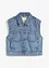 Gilet in jeans di cotone, bonprix