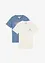 T-shirt in puro cotone biologico (pacco da 2), bonprix