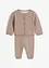 Cardigan e pantaloni in misto cotone (set 2 pezzi), bonprix