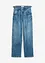 Jeans wide leg, vita media, bonprix
