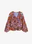 Blusa di chiffon con volant, bonprix