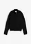 Felpa con zip in puro cotone biologico, bonprix