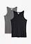 Top a costine in puro cotone biologico (pacco da 2), bonprix