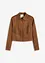 Giacca in similpelle con frange, bonprix