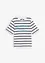 T-shirt in puro cotone a righe, bonprix