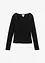 Maglia a costine in puro cotone biologico, bonprix