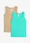 Canotta con cotone biologico (pacco da 2), bonprix
