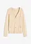 Cardigan melange con bottoni dorati, bonprix