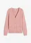 Cardigan melange con bottoni dorati, bonprix