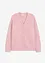 Cardigan in filato grosso di misto lana, bonprix