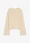Maglione boxy in filato piumato soffice, bonprix