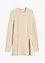 Maglione lungo in misto viscosa fluente, bonprix