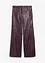 Pantaloni larghi in nappa d'agnello, bonprix