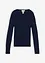 Maglione a costine in lana merino, bonprix
