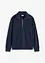 Felpa oversize con mezza zip, bonprix