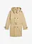Trench 2 in 1 con cappuccio staccabile, idrorepellente, bonprix