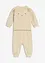 Felpa e pantaloni con cotone biologico (set 2 pezzi), bonprix