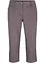 Pantaloni capri in cotone con cinta comoda e bottoni., bonprix