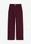 Pantaloni in twill con piega cucita e tasche a filetto, bonprix