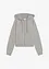 Felpa con zip in morbida spugna, bonprix