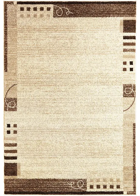 Tappeto con effetto mélange e bordatura, bpc living bonprix collection