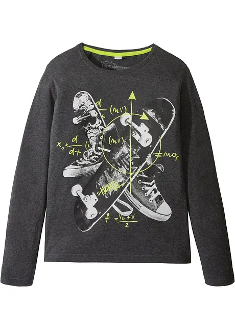 Maglia a maniche lunghe con cotone, bonprix