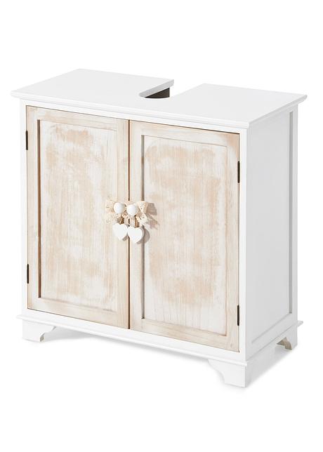 Mobile Bagno Sotto Lavabo.Mobile Sottolavabo In Romantico Stile Country Bianco