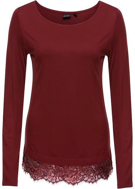 maglie con pizzo in fondo