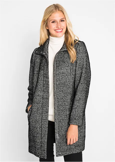 Cappotto corto in simil lana, bonprix