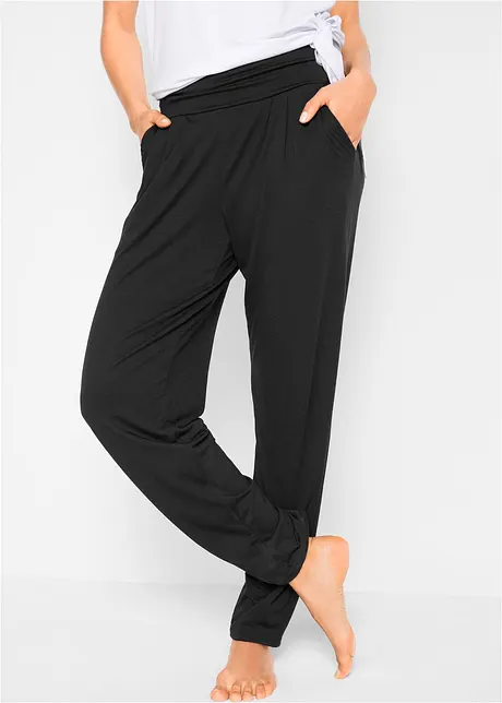 Pantaloni alla turca con viscosa, bonprix