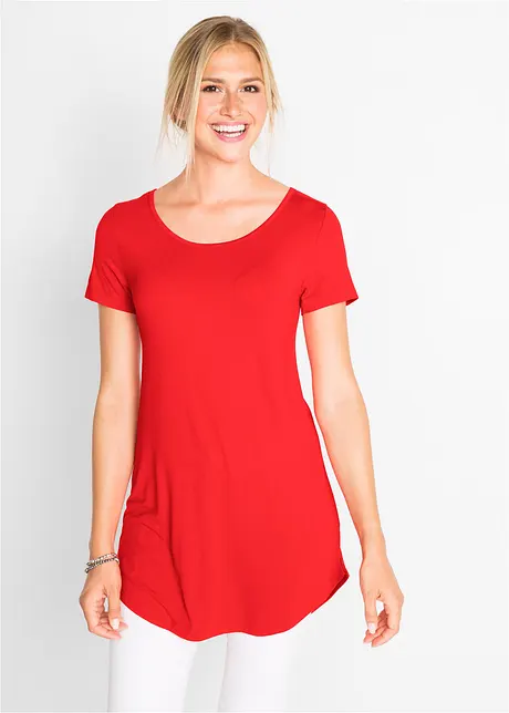 Maglia lunga in viscosa morbida, bonprix