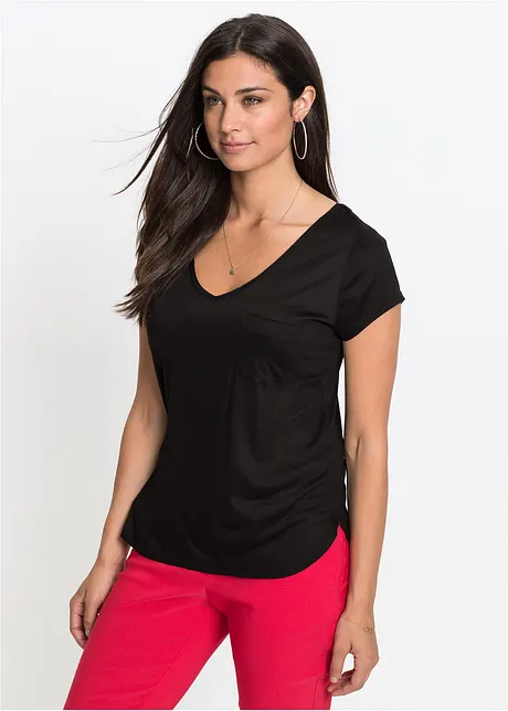 T-shirt in morbida viscosa, bonprix