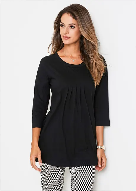 Maglia lunga in puro cotone, bonprix
