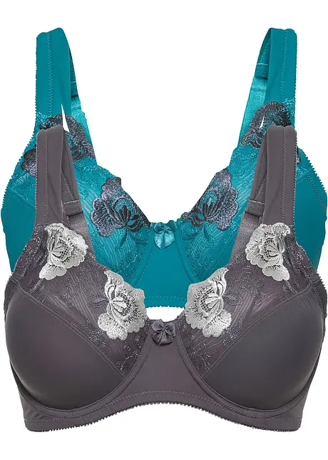 Reggiseno minimizer con ferretto  (pacco da 2), bonprix