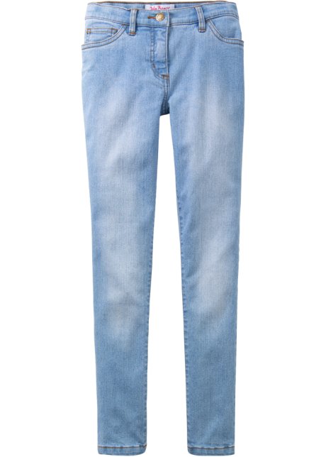 Jeans skinny con cuoricini Blu Bonprix Bambina Abbigliamento Pantaloni e jeans Jeans Jeans skinny 