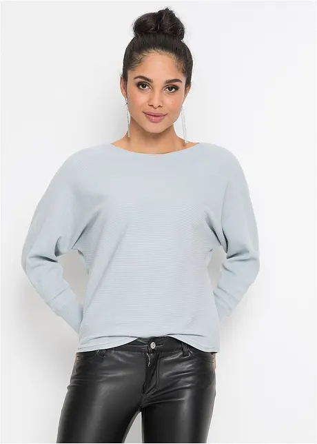 Maglione oversize a costine, bonprix