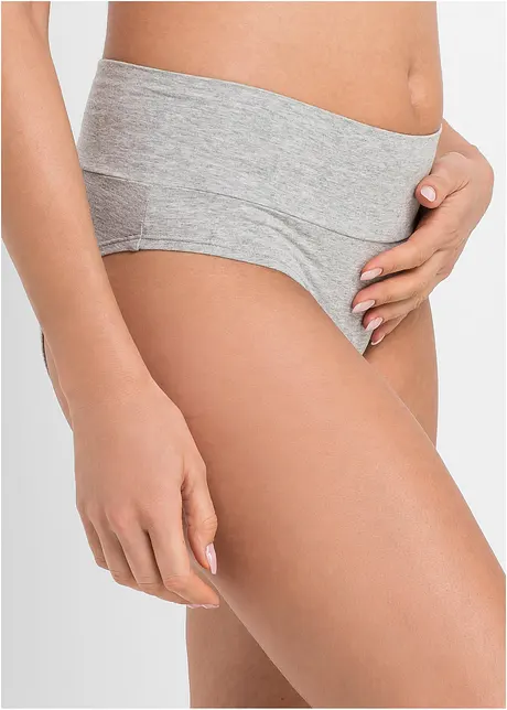 Panty prémaman (pacco da 3) con cotone biologico, bonprix