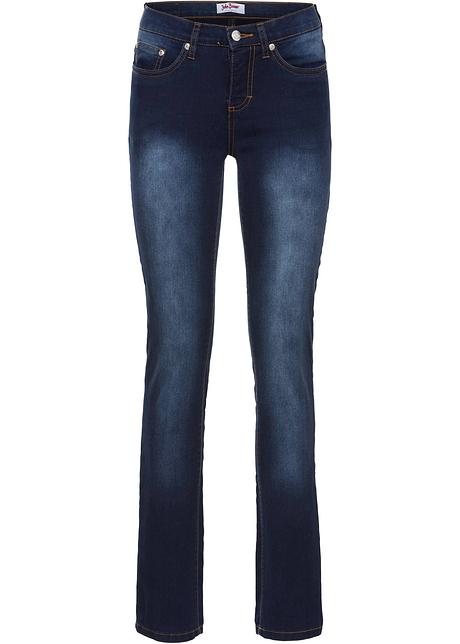 Jeans super elasticizzato cinquetasche slim - Blu scuro, T.N.