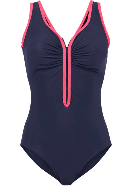 Bonprix Donna Sport & Swimwear Costumi da bagno Costumi Interi Costumi Interi Modellanti Blu Costume intero modellante livello 1 