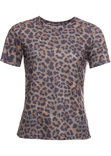 t shirt leopardata